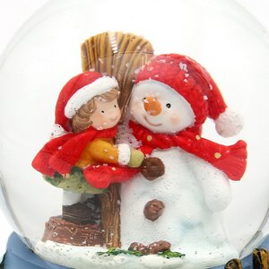 Снежный шар Малыш Френсис со снеговиком Биллом 9*7 см Sigro фото 2