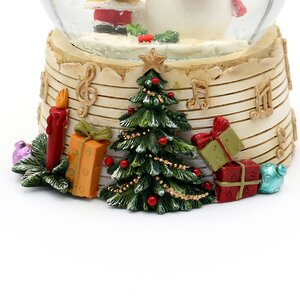 Снежный шар Рождественские музыканты - Дружный Ансамбль 9 см Sigro фото 4