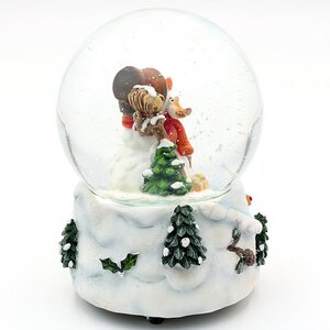 Музыкальный снежный шар Мистер МакСноуи 15 см, на батарейках Sigro фото 4