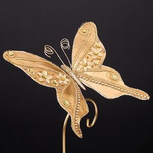 Елочная игрушка Бабочка Sinalunga 20 см, клипса Winter Deco фото 3