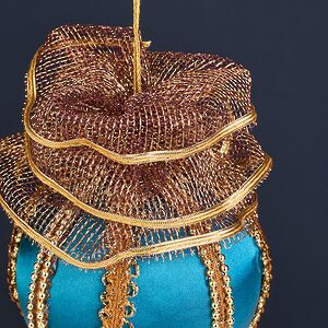 Винтажный елочный шар Reggio - Emilia 10 см Winter Deco фото 3