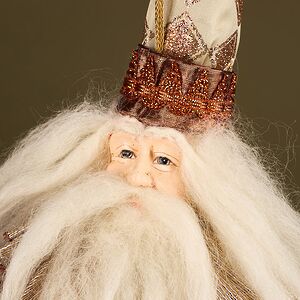 Елочная игрушка Санта - Добрый Старичок 25 см Winter Deco фото 4