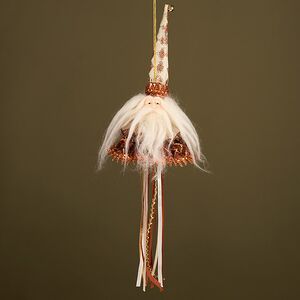 Елочная игрушка Санта - Добрый Старичок 25 см Winter Deco фото 2