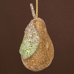 Елочная игрушка Груша Roccaraso 14 см Winter Deco фото 4