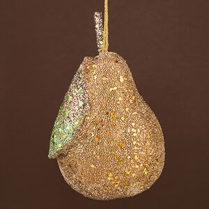 Елочная игрушка Груша Roccaraso 14 см Winter Deco фото 5