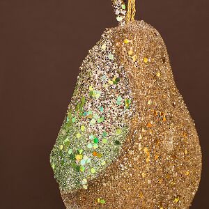Елочная игрушка Груша Roccaraso 14 см Winter Deco фото 2