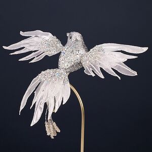 Елочная игрушка Птичка Друази - Лес Саксен 17 см, клипса Winter Deco фото 3