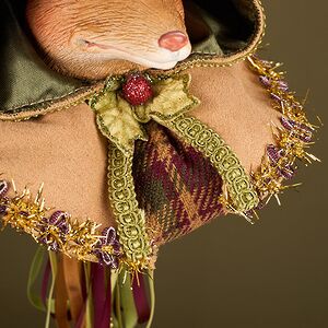 Елочная игрушка Белка Маргон - Bois Guillaume 35 см Winter Deco фото 6