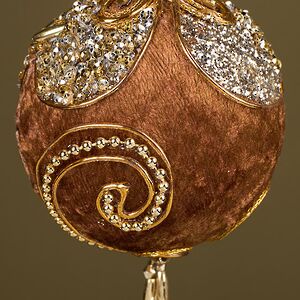 Винтажный елочный шар Roydon-Mecco 8 см Winter Deco фото 5