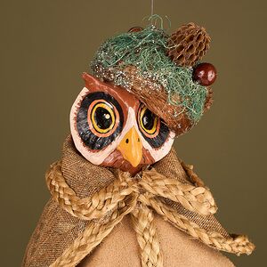 Елочная игрушка Сова Вивьен - Лес Саксен 17 см Winter Deco фото 2