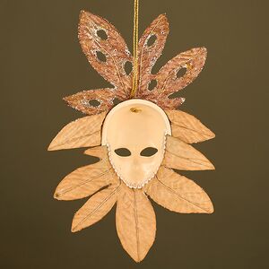 Елочная игрушка Маска - Montelupo Albese 17 см Winter Deco фото 7