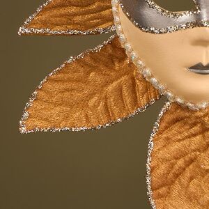 Елочная игрушка Маска - Montelupo Albese 17 см Winter Deco фото 6