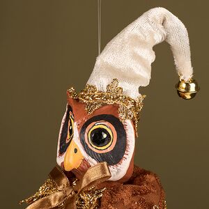 Елочная игрушка Сова Гамильтон - Лес Саксен 17 см Winter Deco фото 2