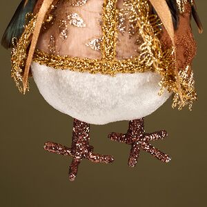 Елочная игрушка Сова Гамильтон - Лес Саксен 17 см Winter Deco фото 6