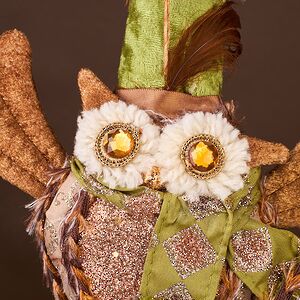 Елочная игрушка Филин Болвиллер - Earthly Owl 19 см Winter Deco фото 2
