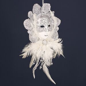 Елочная игрушка Маска - Moonlight Sonata 19 см Winter Deco фото 3