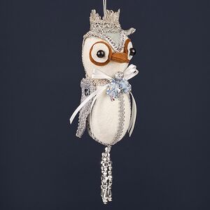 Елочная игрушка Сова Белинда: Winter Owl 17 см Winter Deco фото 2