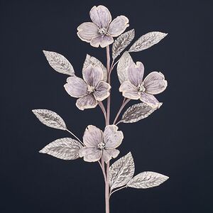 Декоративная ветка Магнолия Кальвисон 60 см Winter Deco фото 5