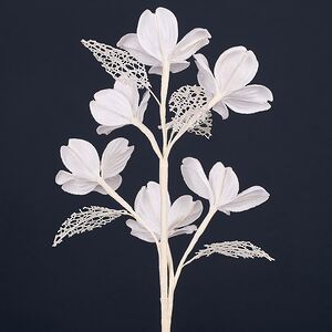 Декоративная ветка Магнолия Виллервиль 60 см Winter Deco фото 3