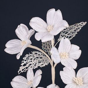Декоративная ветка Магнолия Виллервиль 60 см Winter Deco фото 2