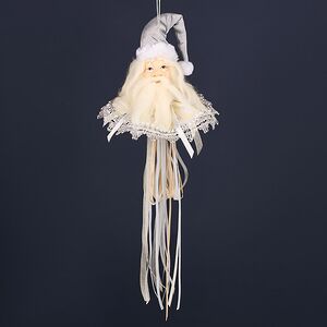 Елочная игрушка Санта Клаус - Silver Chime 20 см Winter Deco фото 6