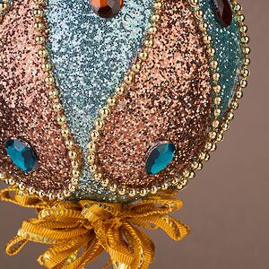 Винтажный елочный шар Peacock - Beauty 13 см Winter Deco фото 2