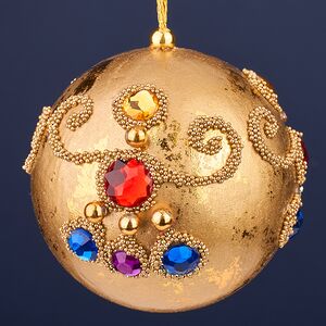 Винтажный елочный шар Balangero - Восточная Мелодия 7 см Winter Deco фото 4