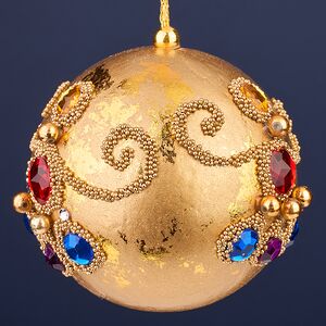 Винтажный елочный шар Balangero - Восточная Мелодия 7 см Winter Deco фото 5