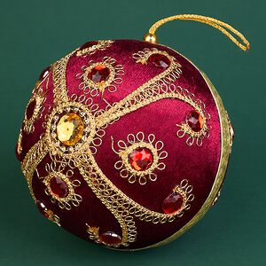 Набор винтажных елочных шаров Vallea-Makena 10 см, 6 шт Winter Deco фото 5