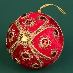 Набор винтажных елочных шаров Vallea-Makena 10 см, 6 шт Winter Deco фото 7