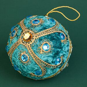 Набор винтажных елочных шаров Vallea-Makena 10 см, 6 шт Winter Deco фото 6