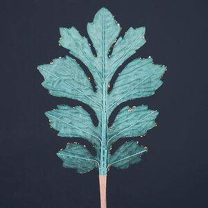 Декоративная ветка Эрлстон 39 см голубая Winter Deco фото 6