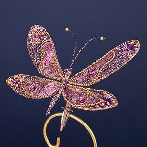 Елочная игрушка Бабочка Margate 24 см, клипса Winter Deco фото 5