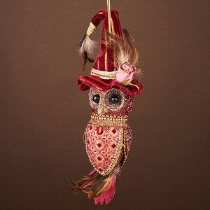 Елочная игрушка Сова Анжелина: Magic Masquerade 41 см Winter Deco фото 4