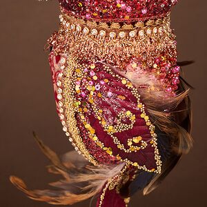 Елочная игрушка Сова Анжелина: Magic Masquerade 41 см Winter Deco фото 5