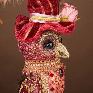 Елочная игрушка Сова Анжелина: Magic Masquerade 41 см Winter Deco фото 2