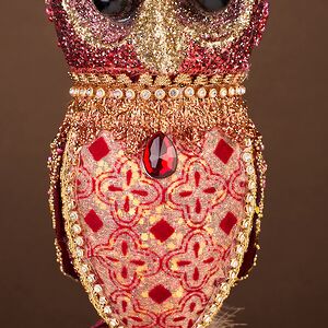 Елочная игрушка Сова Анжелина: Magic Masquerade 41 см Winter Deco фото 7