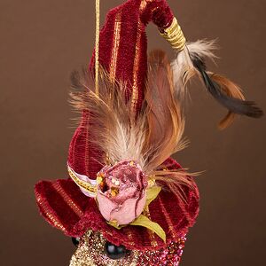 Елочная игрушка Сова Анжелина: Magic Masquerade 41 см Winter Deco фото 6