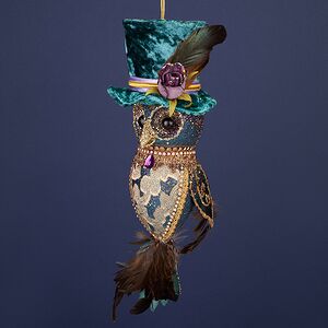 Елочная игрушка Филин Аланш: Magic Masquerade 29 см Winter Deco фото 8