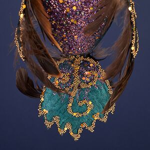 Елочная игрушка Филин Аланш: Magic Masquerade 29 см Winter Deco фото 9