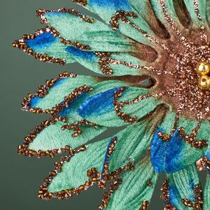 Декоративная ветка Sesto Kalende 45 см изумрудный Winter Deco фото 5