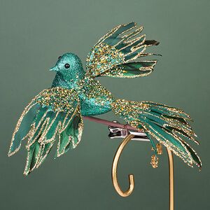Елочная игрушка Птичка Шерни - Лес Саксен 23 см, клипса Winter Deco фото 6