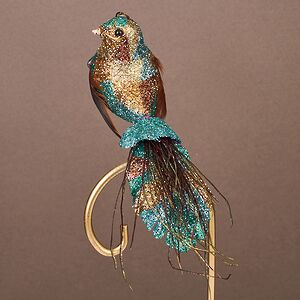 Елочная игрушка Птичка Ферндаун с Молуккских Островов 18 см, клипса Winter Deco фото 6