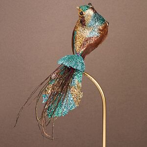 Елочная игрушка Птичка Ферндаун с Молуккских Островов 18 см, клипса Winter Deco фото 4