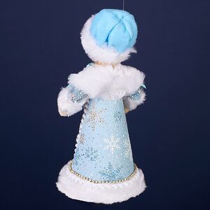 Елочная игрушка Кошка Уорсли в костюме Снегурочки 22 см Winter Deco фото 3