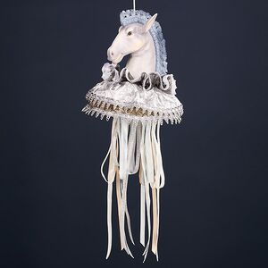 Елочная игрушка Лошадь Эльвина: Royal Ball 43 см Winter Deco фото 2