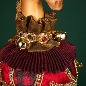 Елочная игрушка Лошадь Бемиджи: Greenwich 48 см, красная Winter Deco фото 5