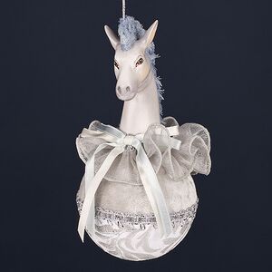 Елочная игрушка Лошадь Флоренс: Horse Ball 20 см Winter Deco фото 4