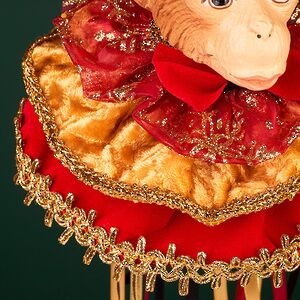 Елочная игрушка Обезьянка Олни - Carnival Monkey 43 см Winter Deco фото 6