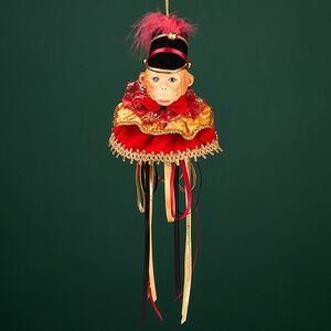 Елочная игрушка Обезьянка Олни - Carnival Monkey 43 см Winter Deco фото 2